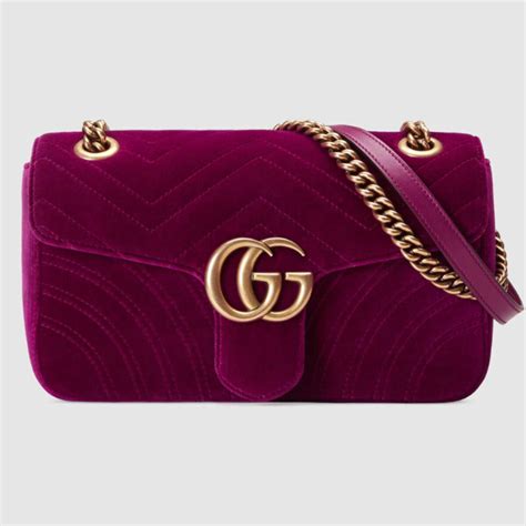 gucci marmont velluto azzurro|gucci handbags marmont.